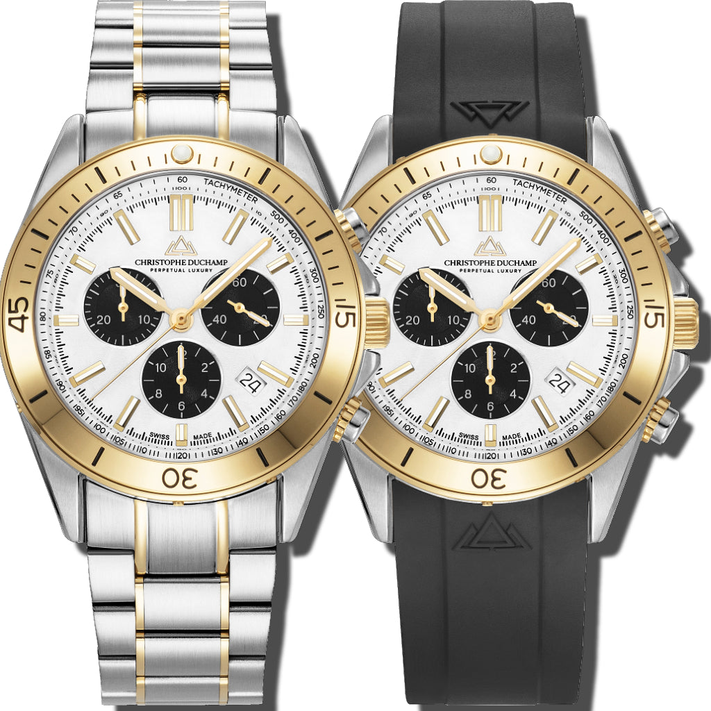 Stratos Dial & Stainless Steel & FKM Rubber Strap