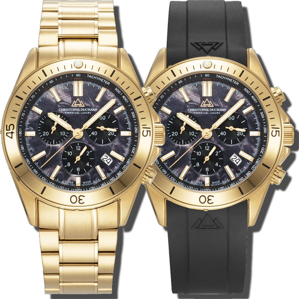 Stratos Dial & Stainless Steel & FKM Rubber Strap