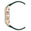 Velocite V2 - Green Dial with Rose Gold Case and Green Rubber Strap