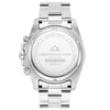 Marine Chrono - Black Dial with Black & Blue Bezel and Silver Stainless Steel Strap