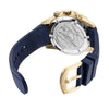 Velocite V2 - Blue Dial with Gold Case and Blue Rubber Strap