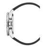 Velocite V1 - Black Dial with Black Bezel and Silver Rubber Strap