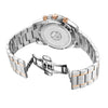 Marine Chrono II - Green Dial with Silver Stainless Steel Bracelet, Rose Gold Detailing and Green FKM Rubber Strap