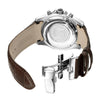Volcan - White Dial with Brown Leather Strap