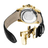 Volcan - Black Dial with Gold Case and Black Leather Strap