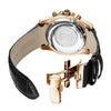 Volcan - Black Dial with Rose Gold Case and Black Leather Strap