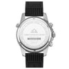 Velocite V1 - Black Dial with Silver Bezel and Silver Rubber Strap