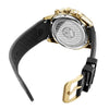 Marine Chrono II - Black Dial with Silver Stainless Steel Bracelet, Gold Detailing and Black FKM Rubber Strap