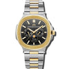 L'envie Moonphase - Black Dial with Gold & Silver Stainless Steel Strap