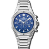 Raidillon Chrono - Blue Dial with Silver Stainless Steel Strap
