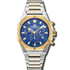 Raidillon Chrono - Blue Dial with Gold & Silver Stainless Steel Strap