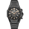 Raidillon Chrono - Black Dial with Black Stainless Steel Strap