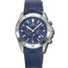 Stratos - Blue Dial with Silver Stainless Steel Strap & Blue Rubber Strap