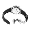 Velocite V1 - Black Dial with Black Bezel and Silver Rubber Strap