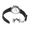 Velocite V1 - Black Dial with Silver Bezel and Silver Rubber Strap