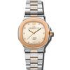 L'envie (Womens) - Rose Gold Dial with Rose Gold & Silver Stainless Steel Strap