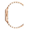 Lugano - Silver Dial with Rose Gold Stainless Steel Strap
