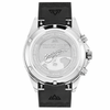 Stratos - White Dial with Silver Stainless Steel Strap & Black Rubber Strap