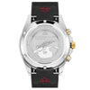 Stratos - White Dial with Silver & Gold Stainless Steel Strap & Black Rubber Strap