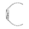 Attitude Double Diamond - Black Dial with Silver Case and Silver Stainless Steel Strap