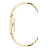 Aurora - White Dial with Gold Stainless Steel Strap