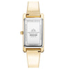 Aurora - White Dial with Gold Stainless Steel Strap