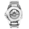 Raidillon Skeleton - Black & Silver Dial with Silver Stainless Steel Strap