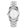 Lugano - Black Dial with Gold & Silver Stainless Steel Strap