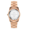 Lugano - Silver Dial with Rose Gold Stainless Steel Strap
