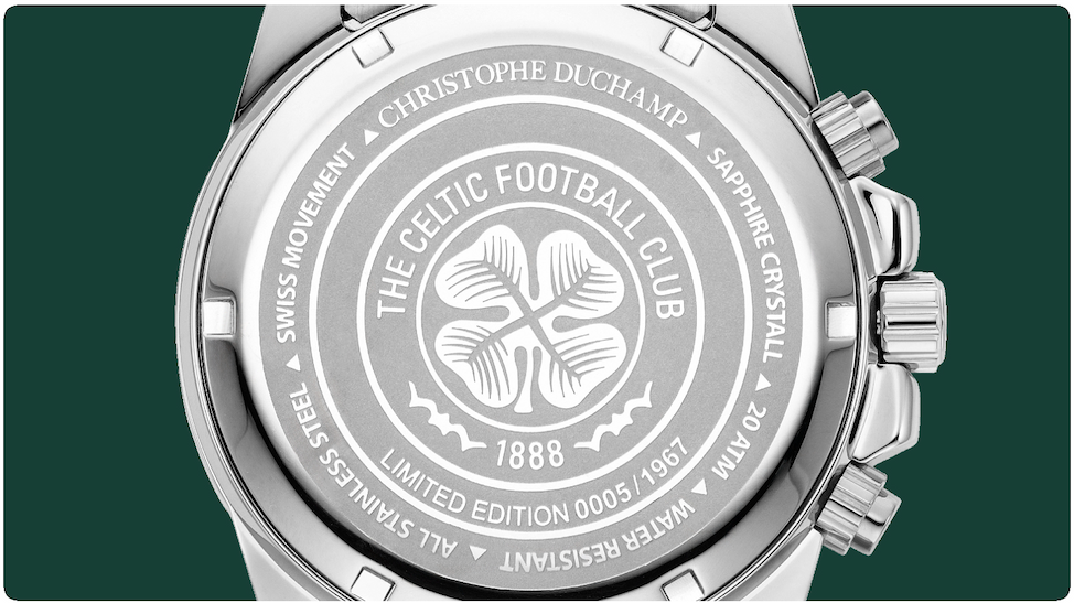 Celtic Limited Edition individually numbered watch