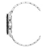 Grand Mont - Silver Dial with Black Bezel and Silver Stainless Steel Strap