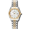 Élysées - White Dial with Gold & Silver Stainless Steel Strap