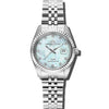 Élysées - Light Blue Mother Of Pearl Dial with Silver Stainless Steel Strap
