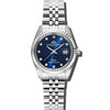Élysées - Blue Dial with Silver Stainless Steel Strap