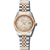 Élysées - Beige Dial with Rose Gold & Silver Stainless Steel Strap