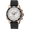 Velocite V1 - White Dial with Rose Gold Rubber Strap