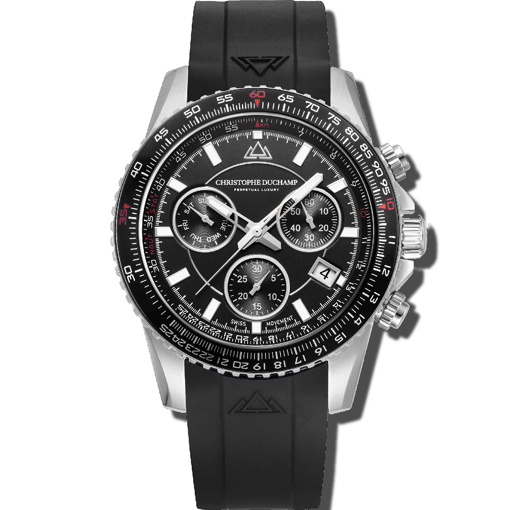 Velocite V2 - Black Dial & FKM Rubber Strap