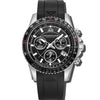 Velocite V2 - Black Dial with Silver Case and Black Rubber Strap