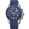 Velocite V2 - Blue Dial with Silver Case and Blue Rubber Strap