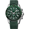 Velocite V2 - Green Dial with Silver Case and Green Rubber Strap