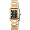 Fontaine - Black Dial with Gold Stainless Steel Strap