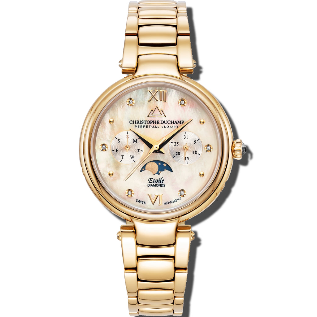 Etoile - Champagne Dial & 316L Stainless Steel Strap – Christophe ...