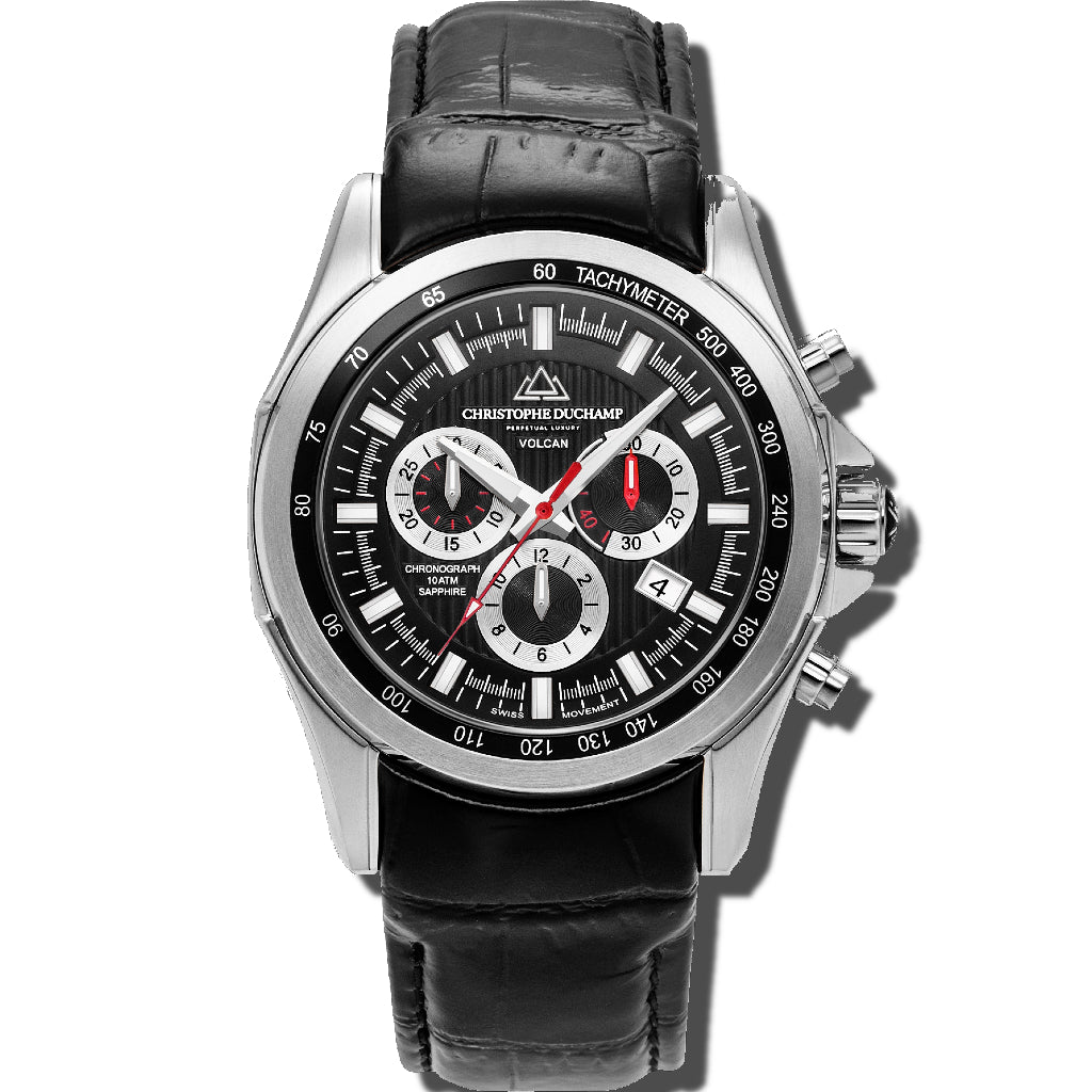 ヴァンパイアロード　プリズマ　DKC Volcan - Black Dial & Italian Leather Strap – Christophe Duchamp