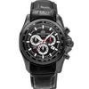 Volcan - Black Dial with Black Case and Black Leather Strap