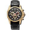 Volcan - Black Dial with Gold Case and Black Leather Strap