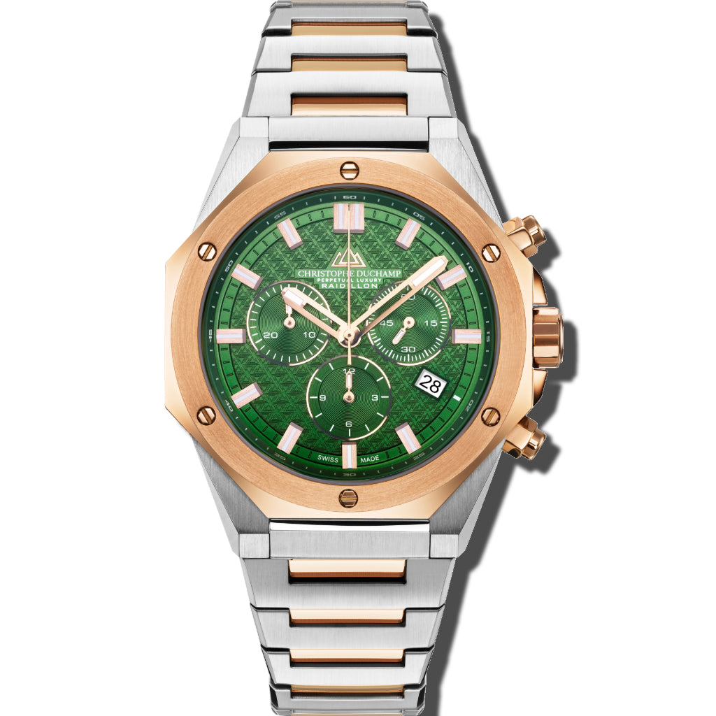 Raidillon Chrono Dial & Stainless Steel Strap
