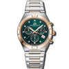 D'orsay - Green Dial with Rose Gold & Silver Stainless Steel Strap