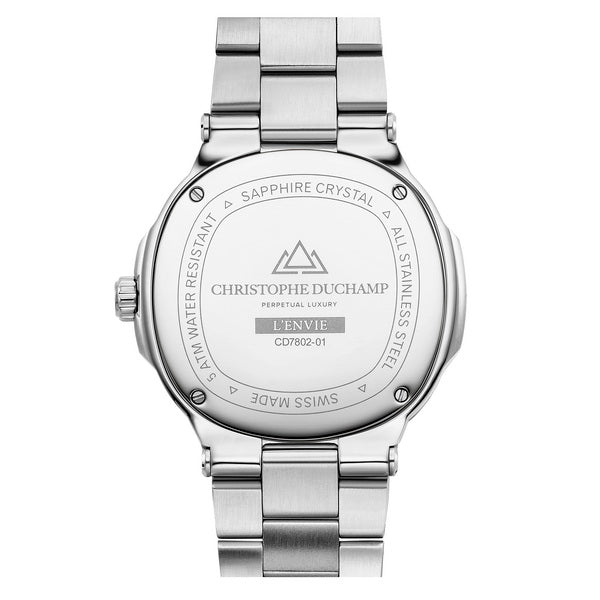 L'envie Moonphase - Blue Dial & 316L Stainless Steel Strap