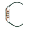 Marine Chrono II - Green Dial & 316L Stainless Steel & FKM Rubber Strap