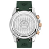 Marine Chrono II - Green Dial & 316L Stainless Steel & FKM Rubber Strap